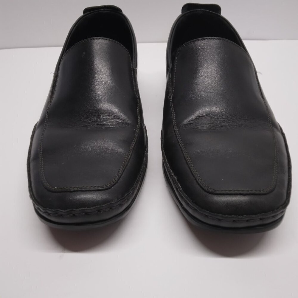 Mephisto Cool-Air Black Leather Slip-on Driving Loafers Shoes Men Size 9 - Picture 4 of 14